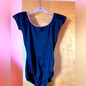 Vintage style cap sleeve leotard Danskin